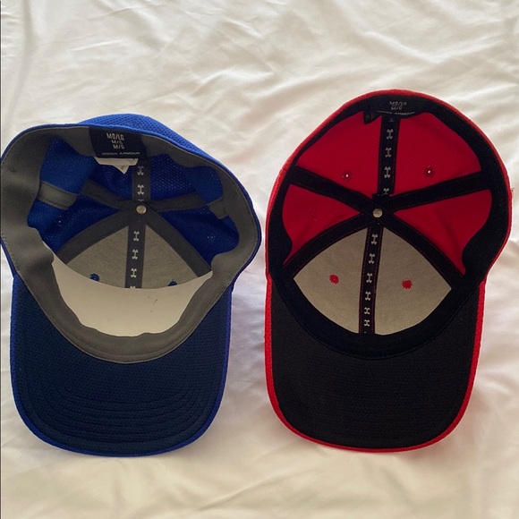 Under Armour Red and Blue Caps - Picture 4 of 10